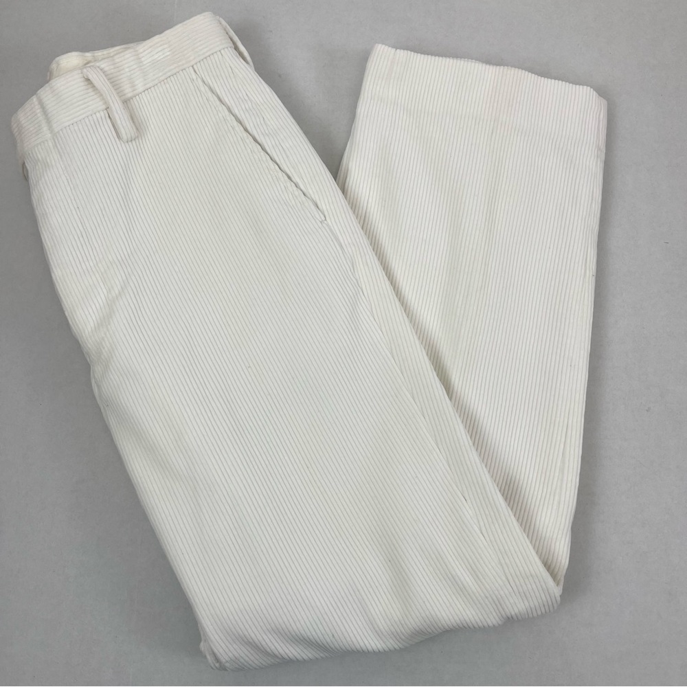 Gucci Men’s Fine Wale Corduroy‎ Trousers Pants Ivory Size 46 (30x30)